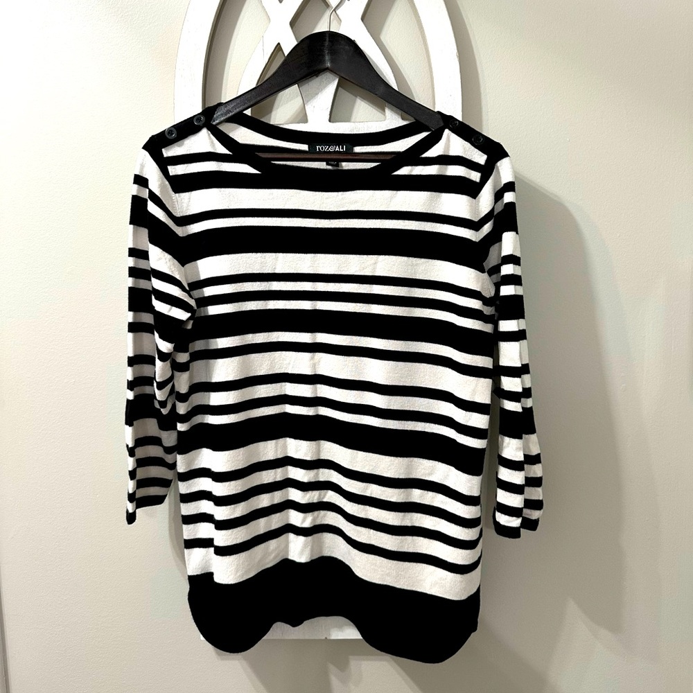 Rob and Ali Stripped Sweater